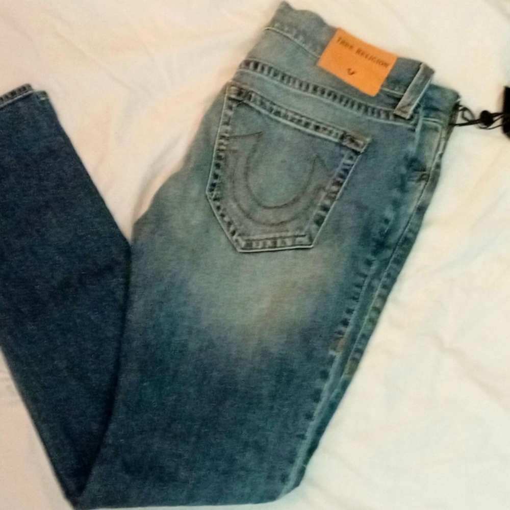 True Religion Mens Blue Jeans 34